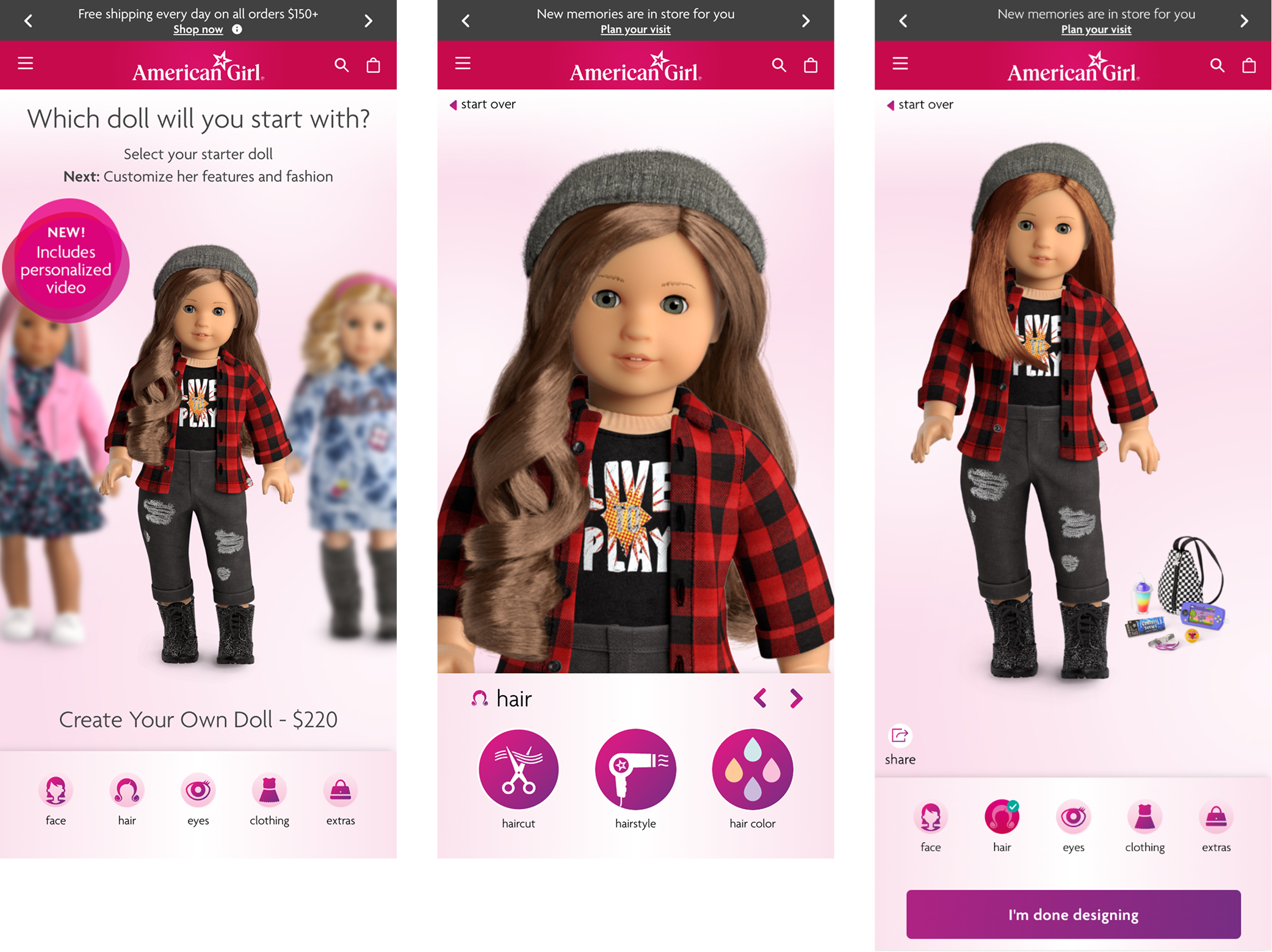 American Girl Customization Inspiration